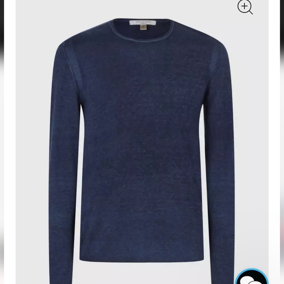 John Varvatos 'Pete' Cashmere & Silk Men's Crew Neck - Picture 3 of 11